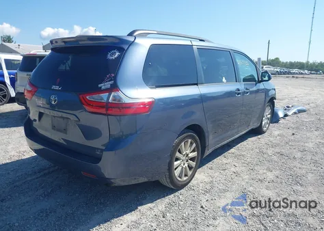 2015 Toyota Sienna Le из США, поврежденный, VIN 5TDJK3DC0FS112761